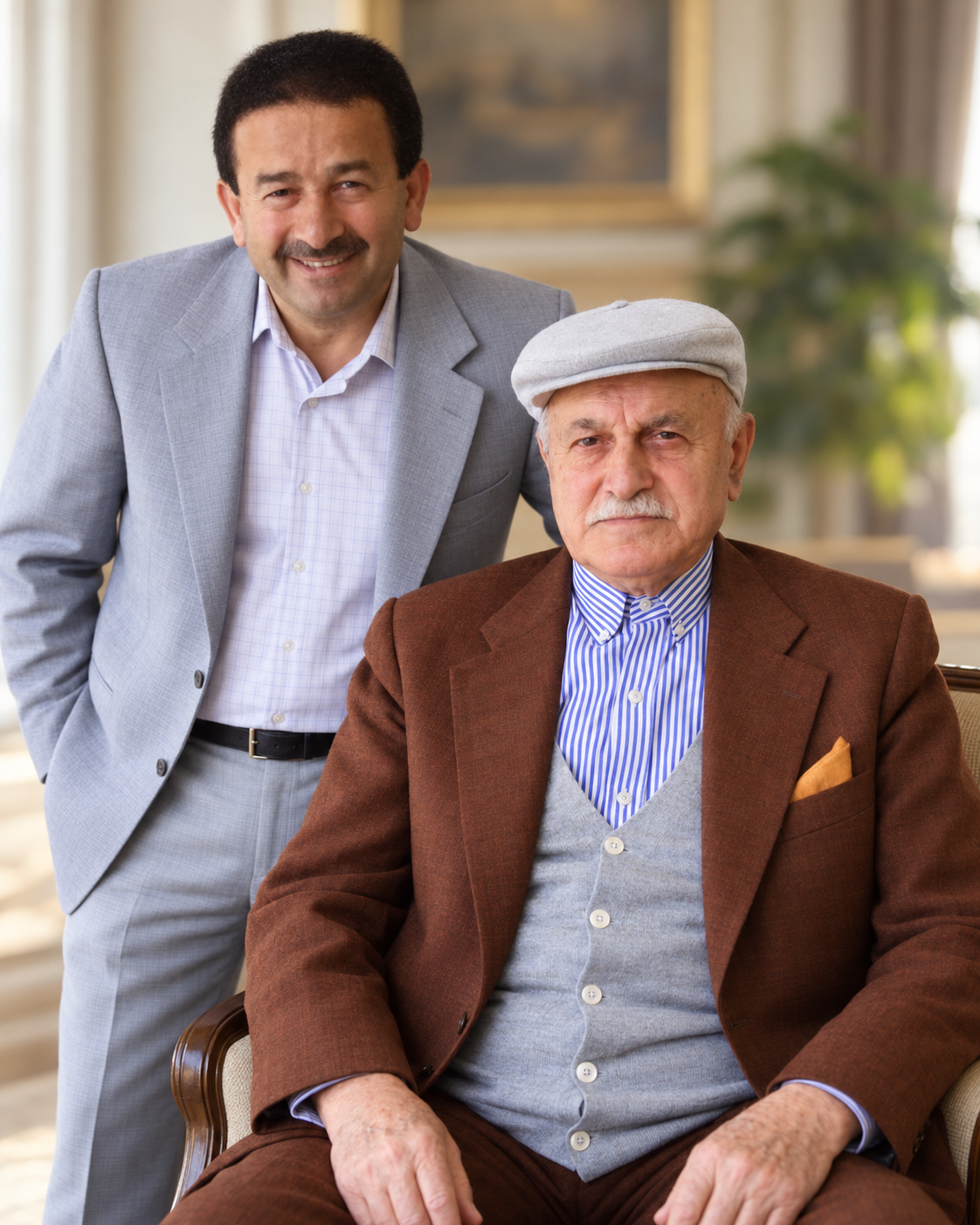 Metin Özmen ve Asım Ciddi — dernek arşivi